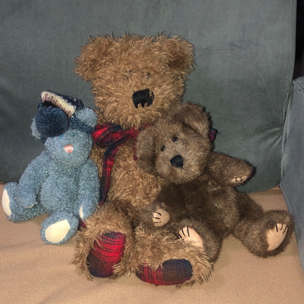 VINTAGE Lot of 3 BOYDS BEARS 1985-98